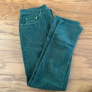 Men’s Bonobos dark green corduroy 32/32